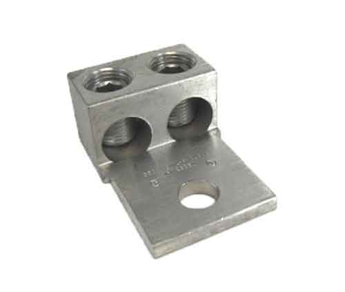 2S350-T double wire double barrel lug 350 kcmil - 6 AWG wire range electrical lug